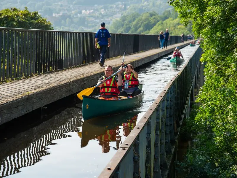 Aqueduct Canoeing with Bearded Men Adventures