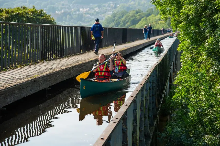 Aqueduct Canoeing with Bearded Men Adventures