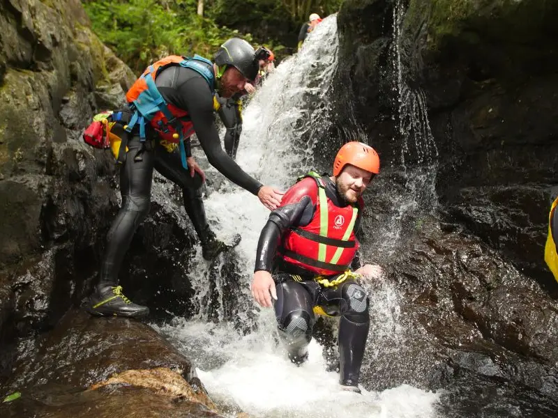 Canyoning with Bearded Men Adventures