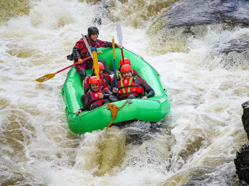 White Water Rafting with Bearded Men Adventures